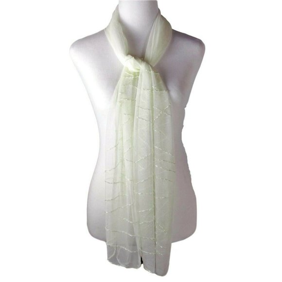 Accessories - Bridal Scarf Ivory Wrap Bride Head Piece Hair Cream Off White Australian